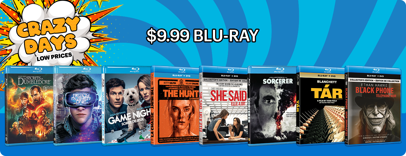 $9.99 BLU-RAY