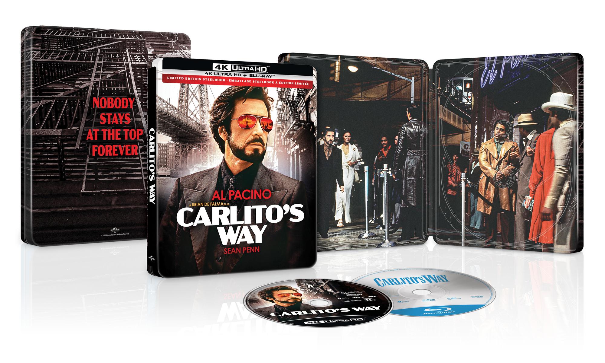Carlito’s way 4K スチールブック　イタリア版 Carlito's Way - Limited Edition Steelbook [UHD]