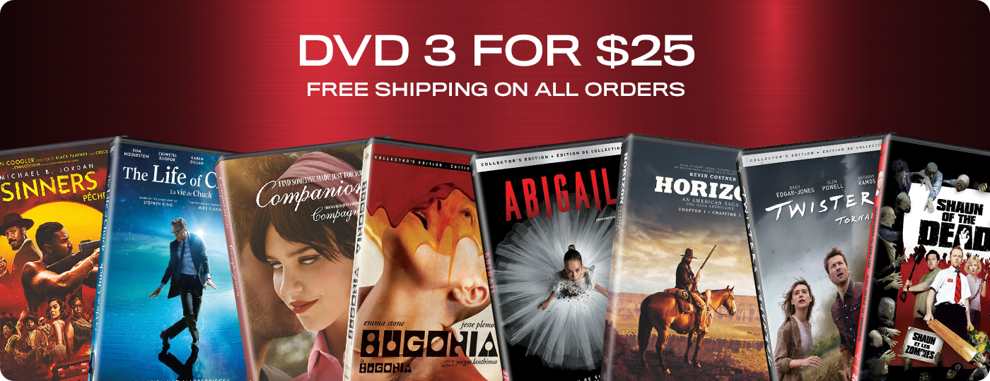 DVD 3 for $25