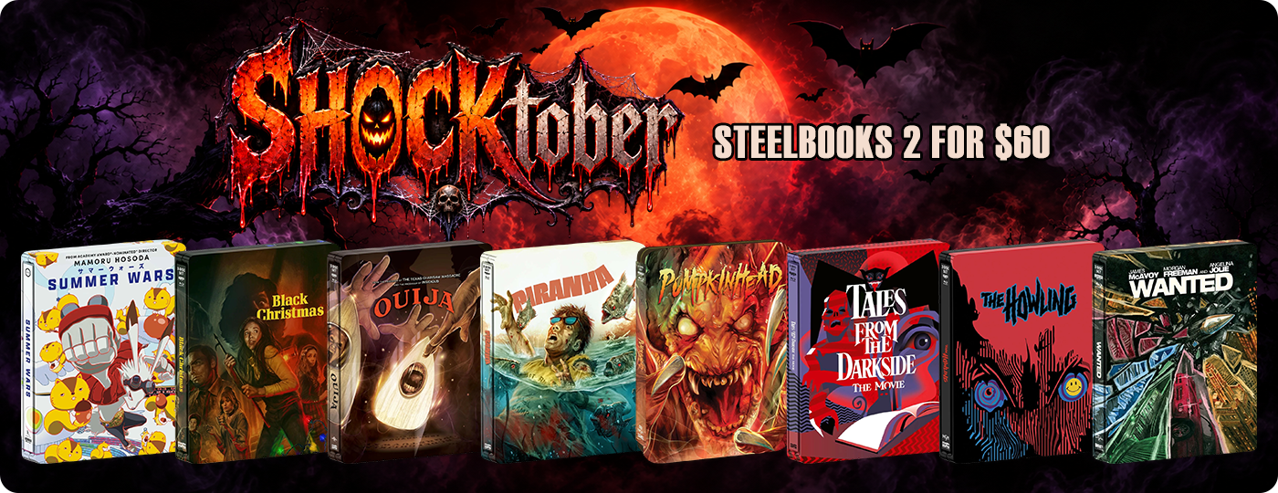 SHOCKTOBER -  STEELBOOKS 2 FOR $60
