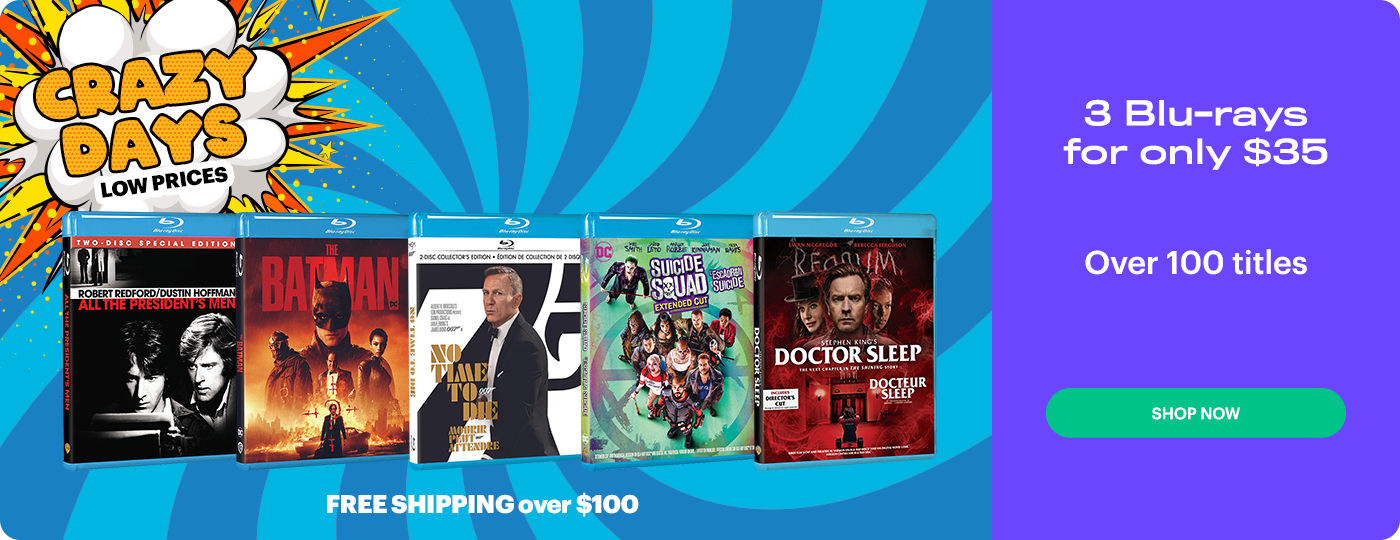 Crazy Days - 3 Blu-rays For $35