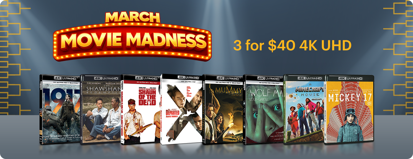 March Movie Madness - 3 for $40 4K
