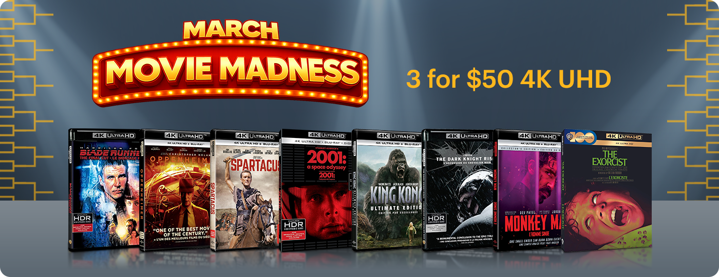 March Movie Madness - 3 for $50 4K