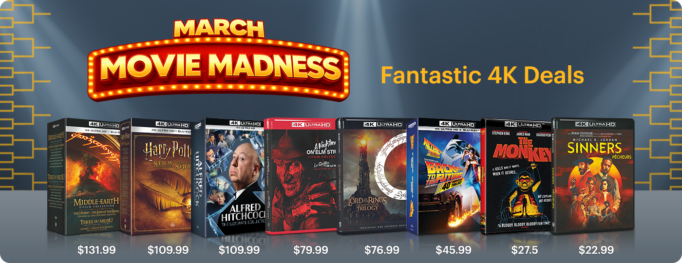 March Movie Madness - 4K Offers