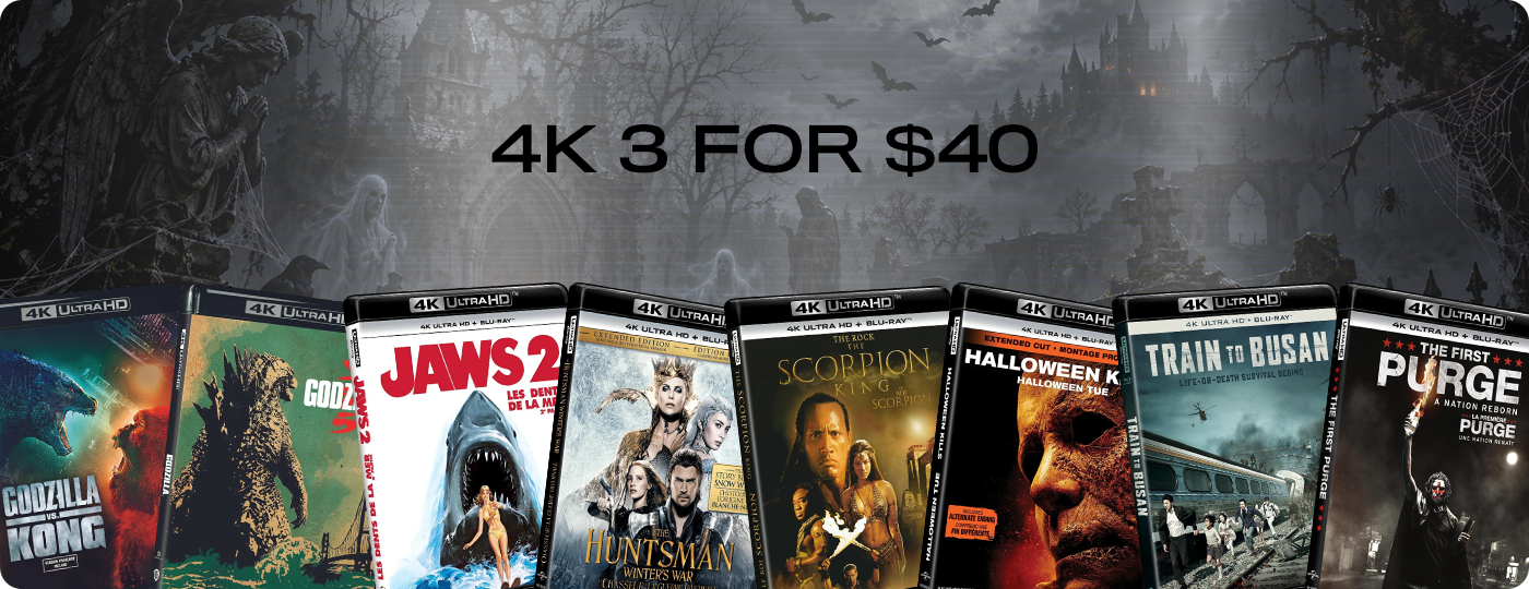 HALLOWEEN 4K 3 FOR $40