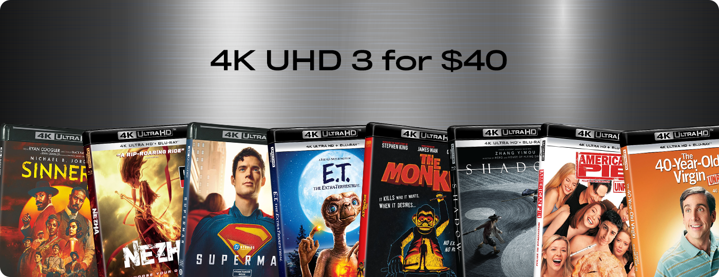 4K UHD 3 for $40 Multibuy