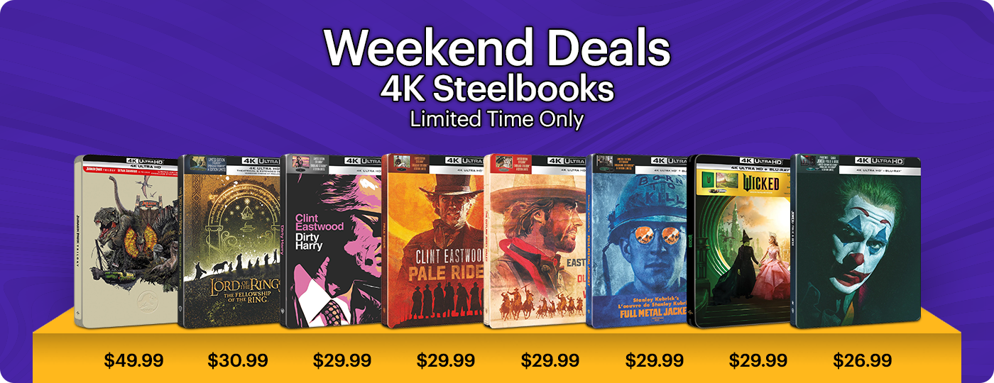 Weekend Deals - Steelbooks