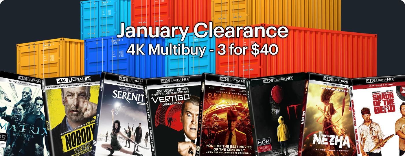 Jan Clearance - 3 for $40 4K