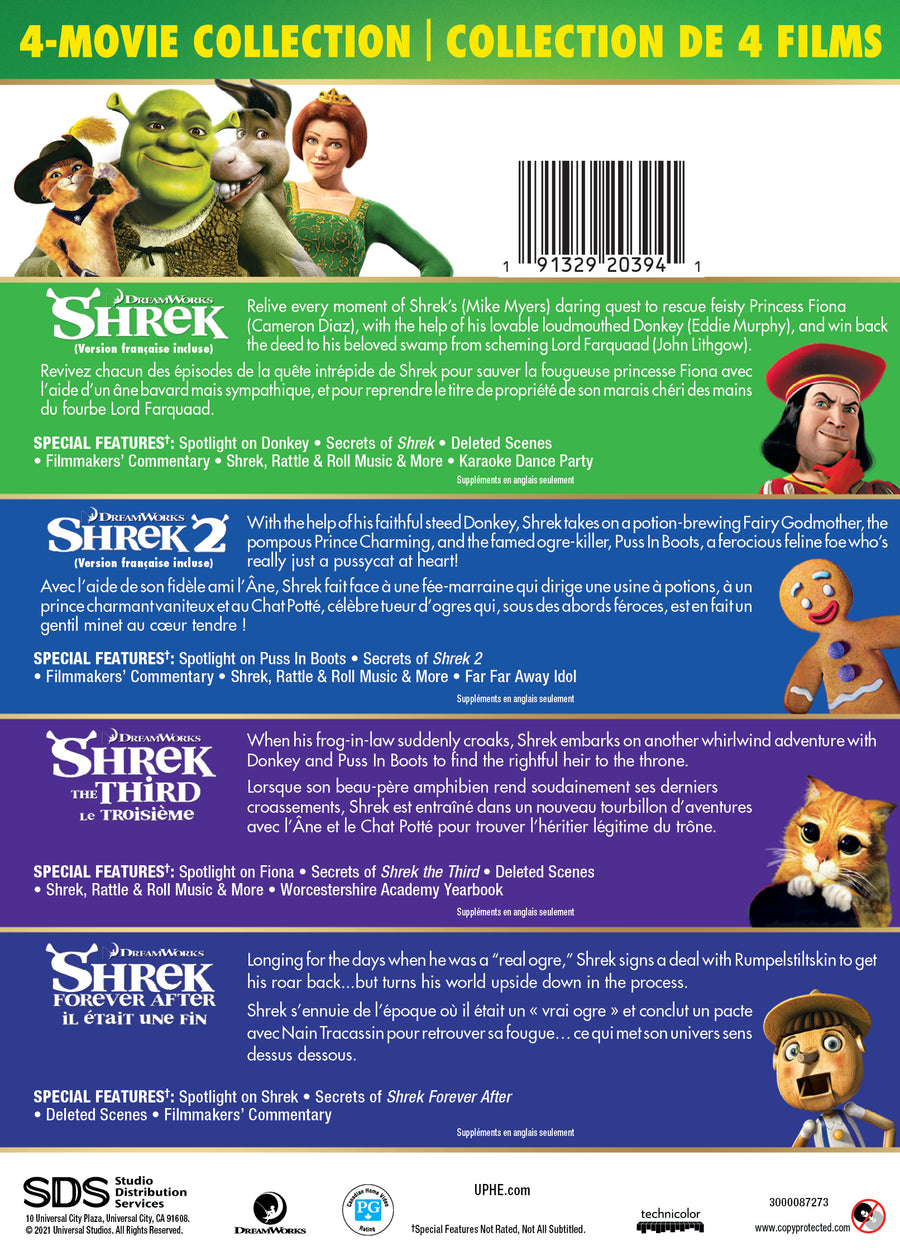 Shrek 4-Movie Collection [Blu-Ray]