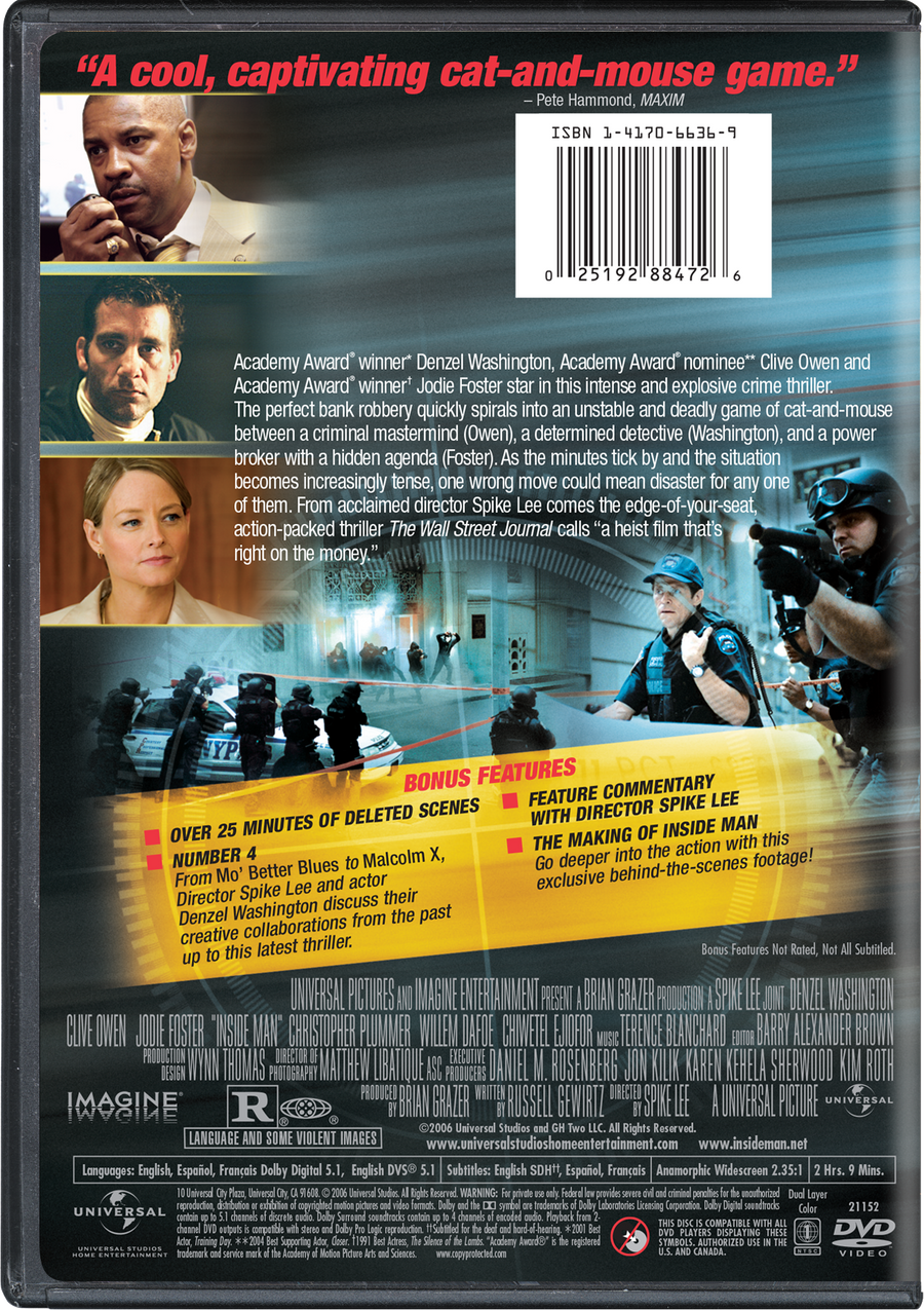 Inside Man [Blu-ray]