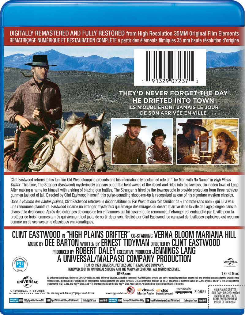 High Plains Drifter [DVD]