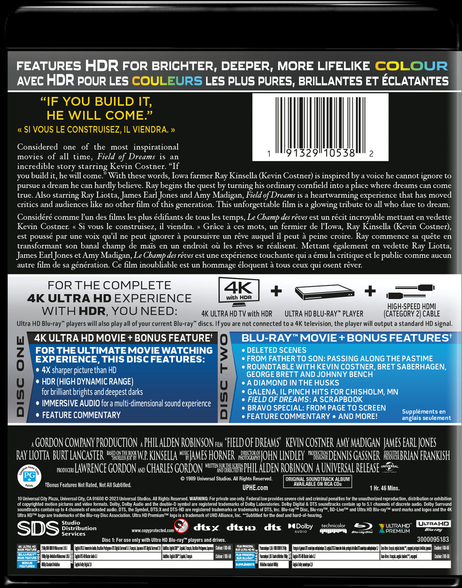 Field of Dreams [Blu-ray]