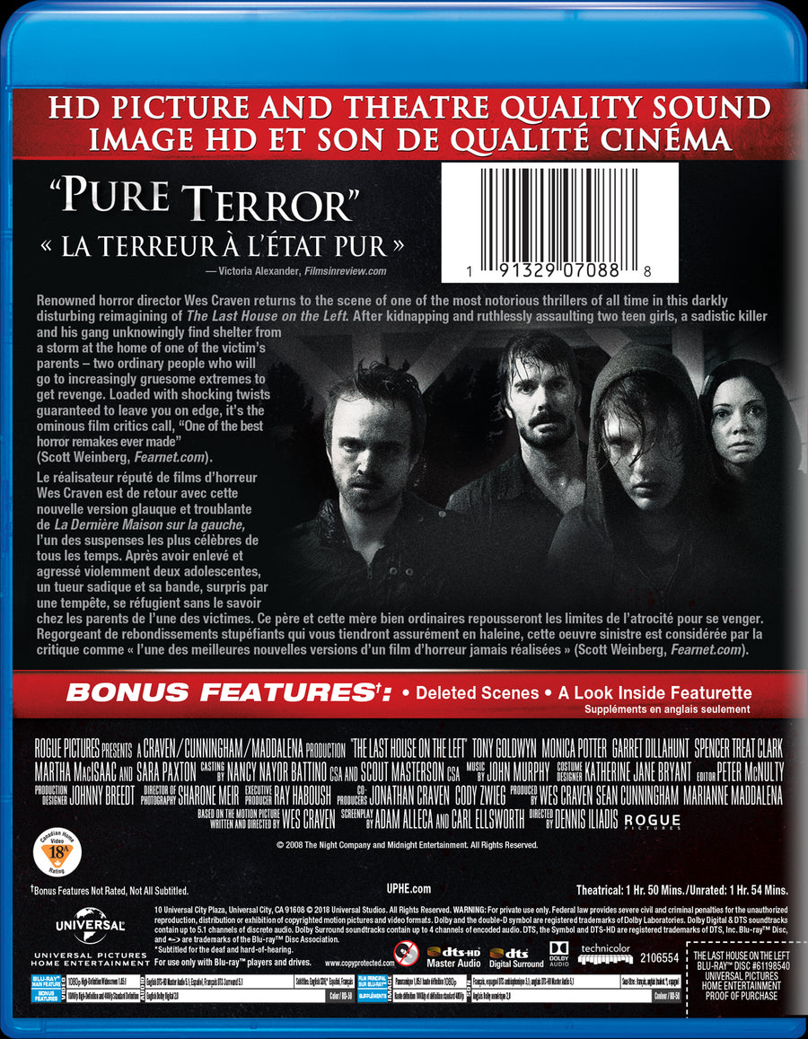 The Last House On the Left [DVD]