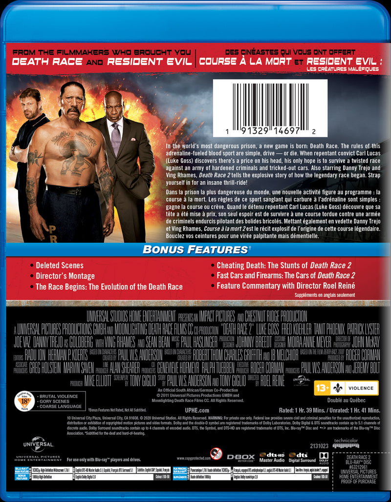 Death Race 2 [DVD]
