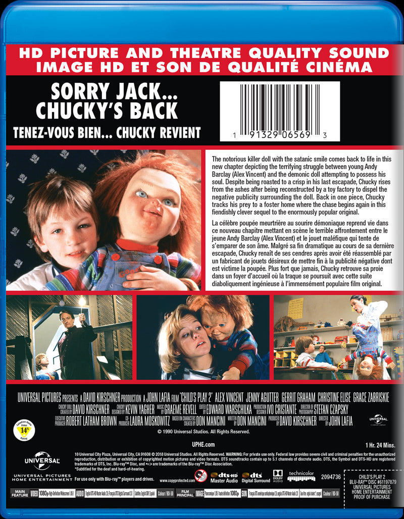 Child's Play 2 [DVD]