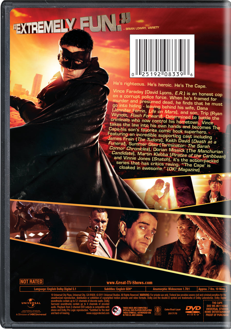 The Cape: Series 1 [DVD]