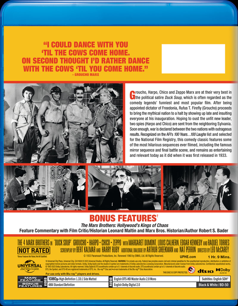 Duck Soup [DVD]