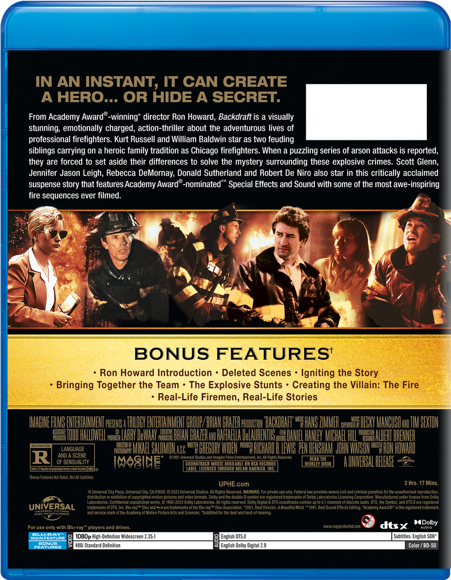 Backdraft [Blu-Ray]