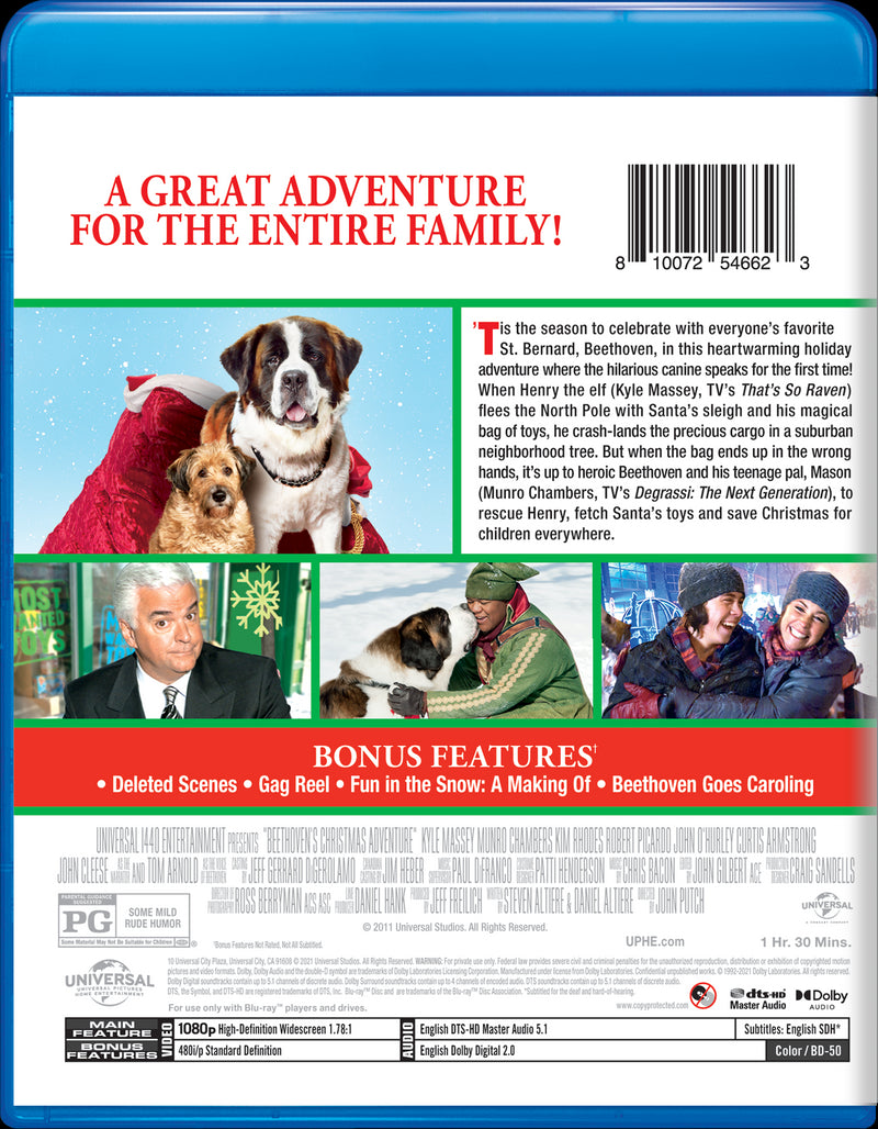 Beethoven's Christmas Adventure [DVD]