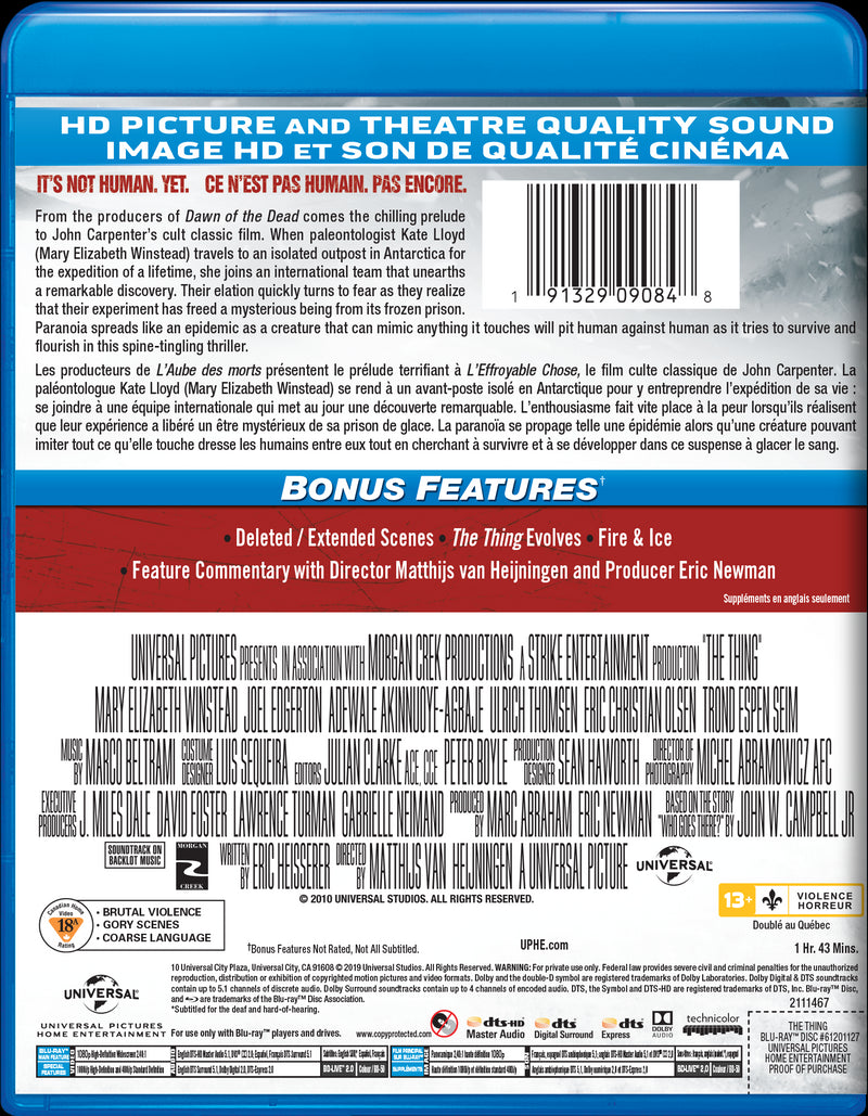 The Thing [DVD]