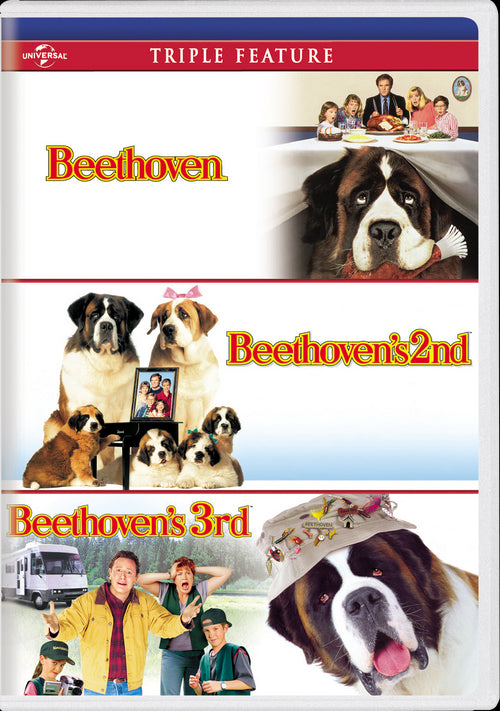 Beethoven / Beethoven's 2nd / Beethoven's 3rd Triple Feature [DVD]