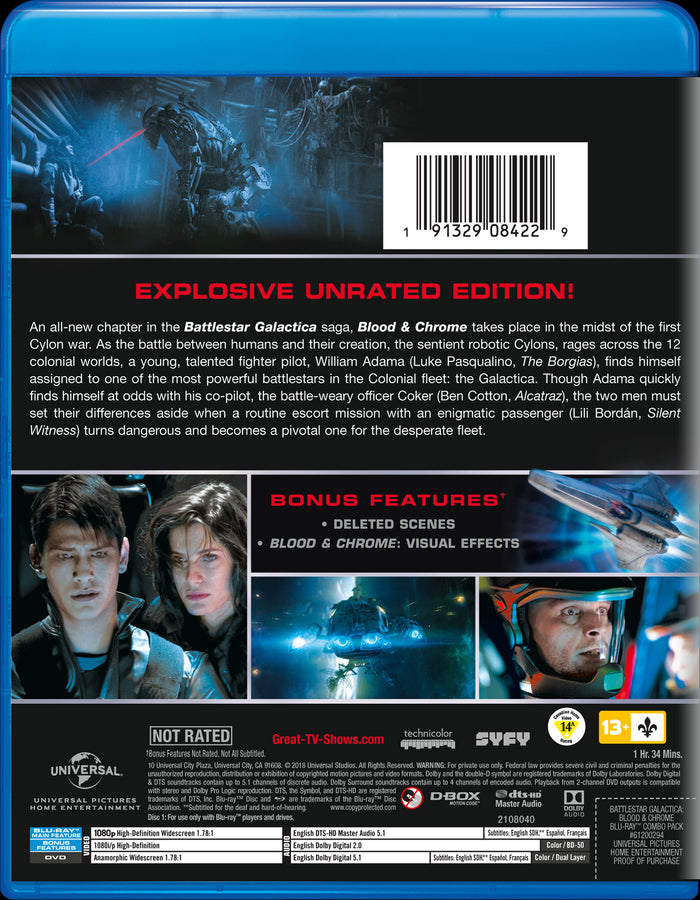 Battlestar Galactica: Blood & Chrome [DVD]