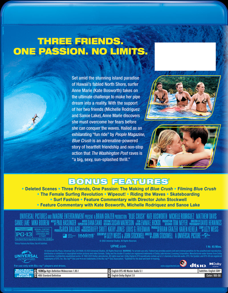 Blue Crush (Collector's Edition) [DVD]