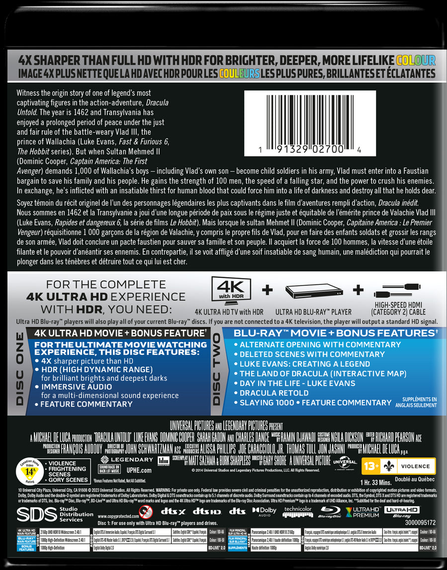 Dracula Untold [DVD]