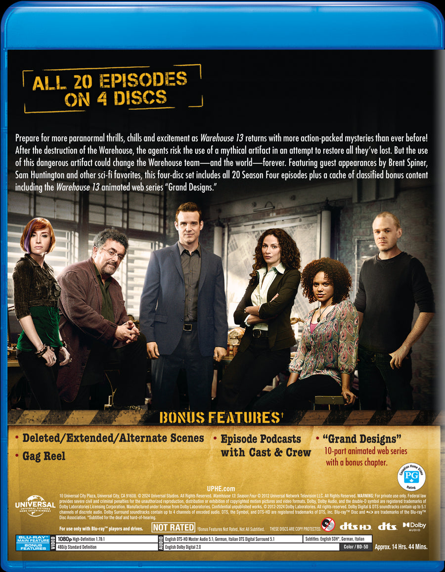 Warehouse 13: Season Four [DVD]