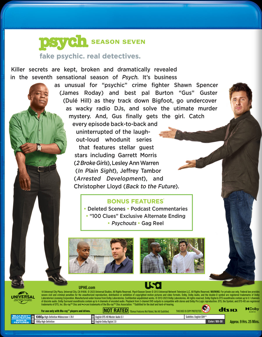 Psych: The Complete Seventh Season [DVD]