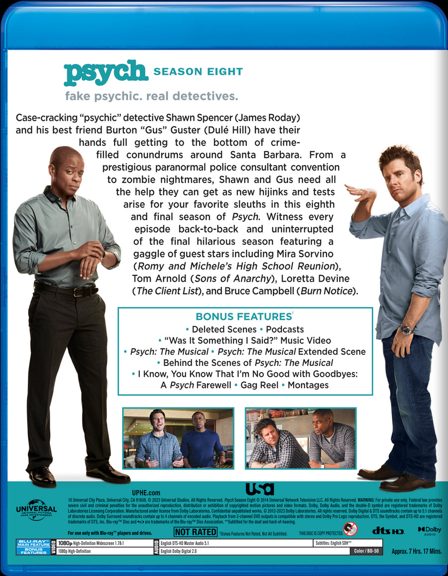 Psych: The Eighth and Final Season [DVD]
