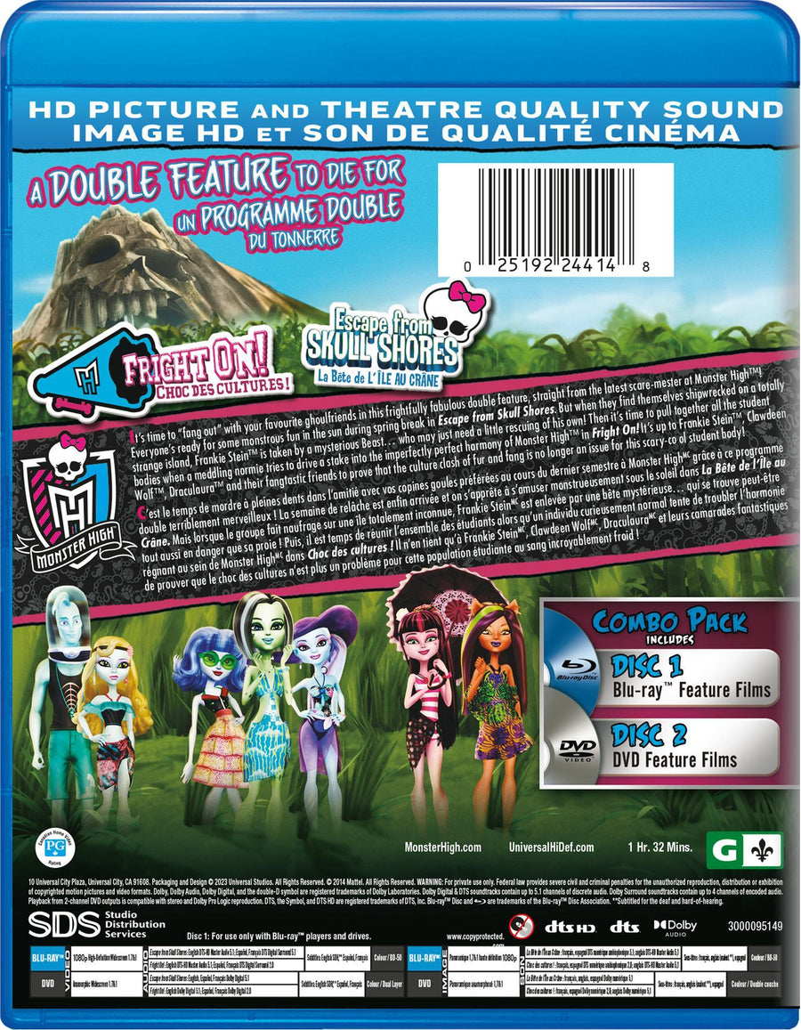 Monster High: Clawesome Double Feature (Blu-ray + DVD) [Blu-Ray]