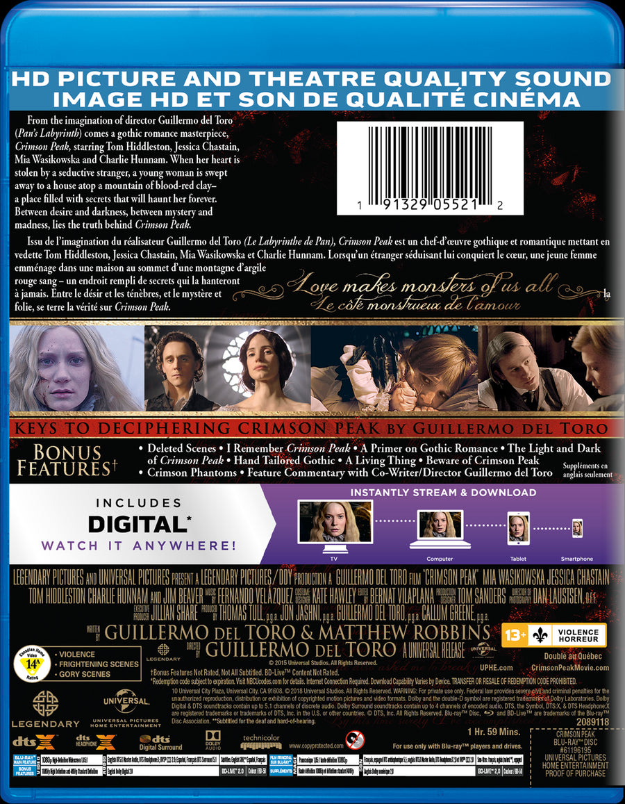 Crimson Peak [DVD]