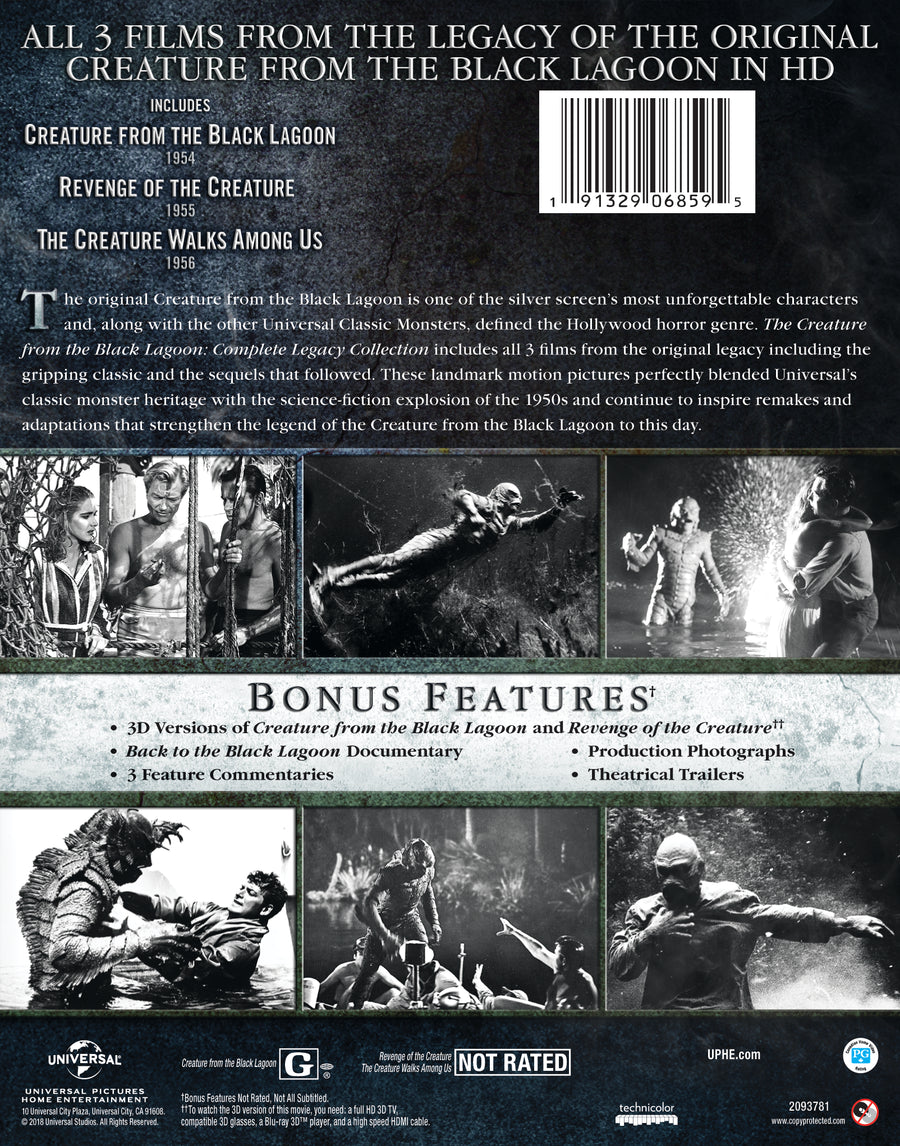 Creature From the Black Lagoon: Complete Legacy Collection [DVD]