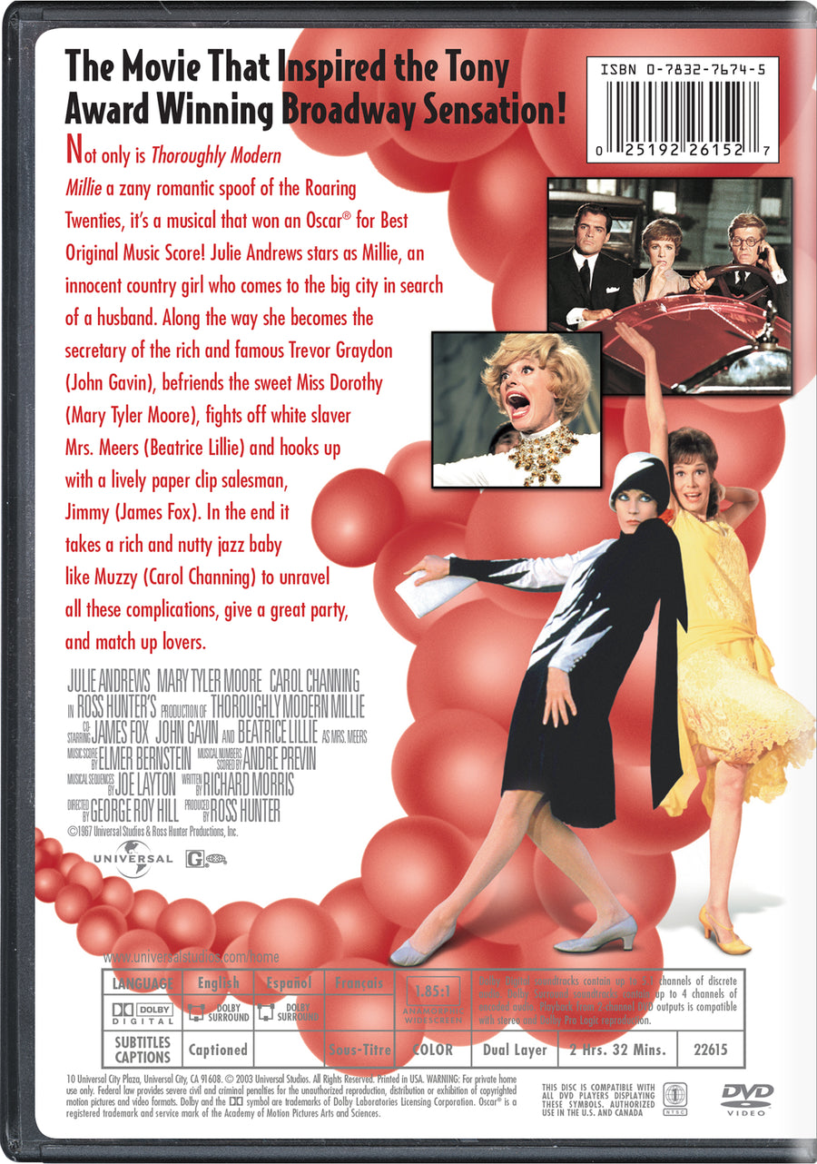 Thoroughly Modern Millie [DVD]