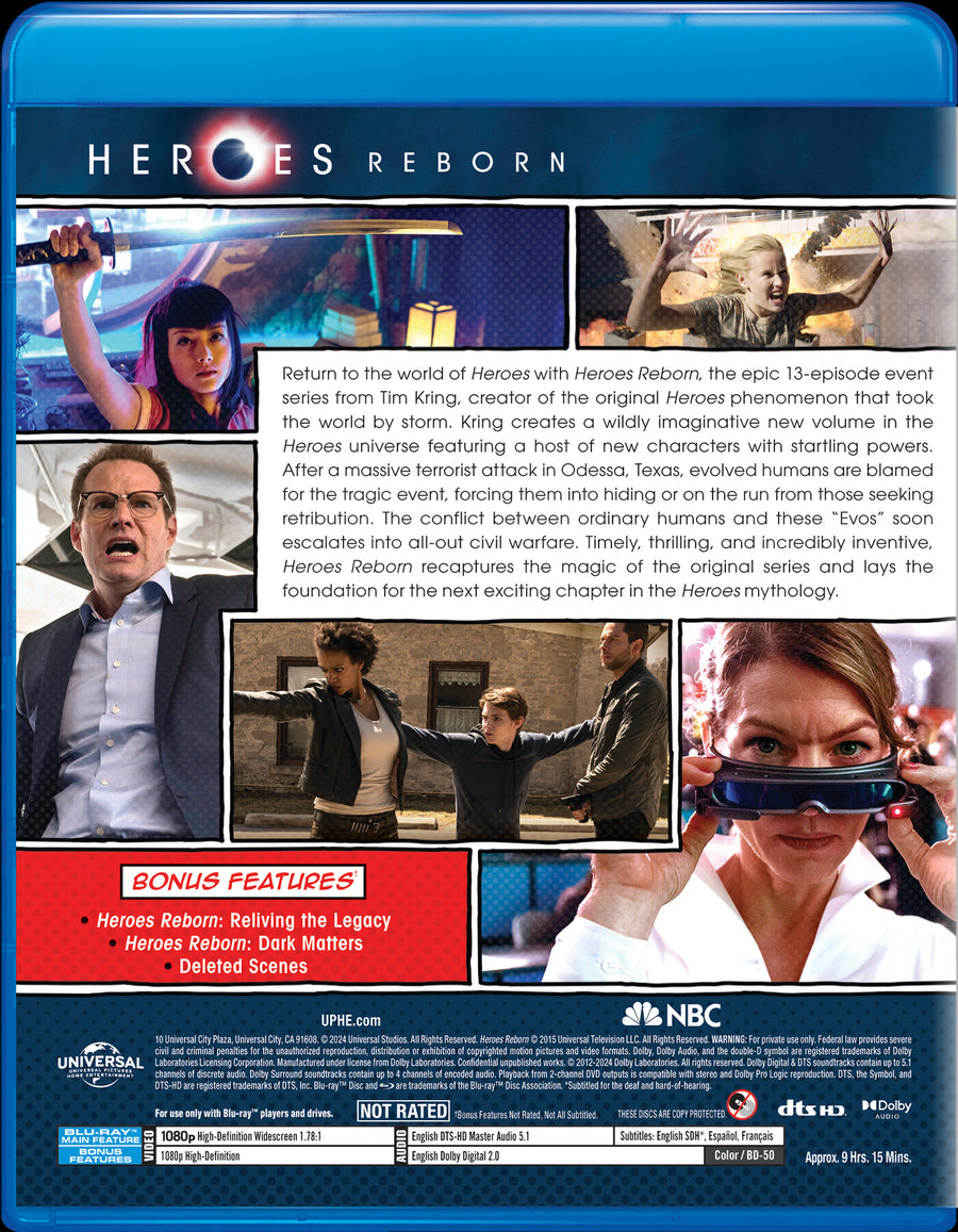 Heroes Reborn: Event Series [DVD]