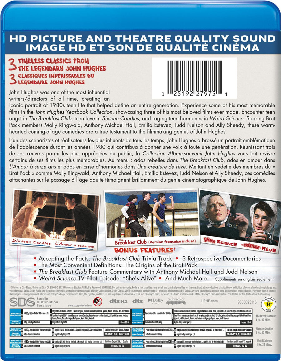 John Hughes Yearbook Collection [Blu-Ray]