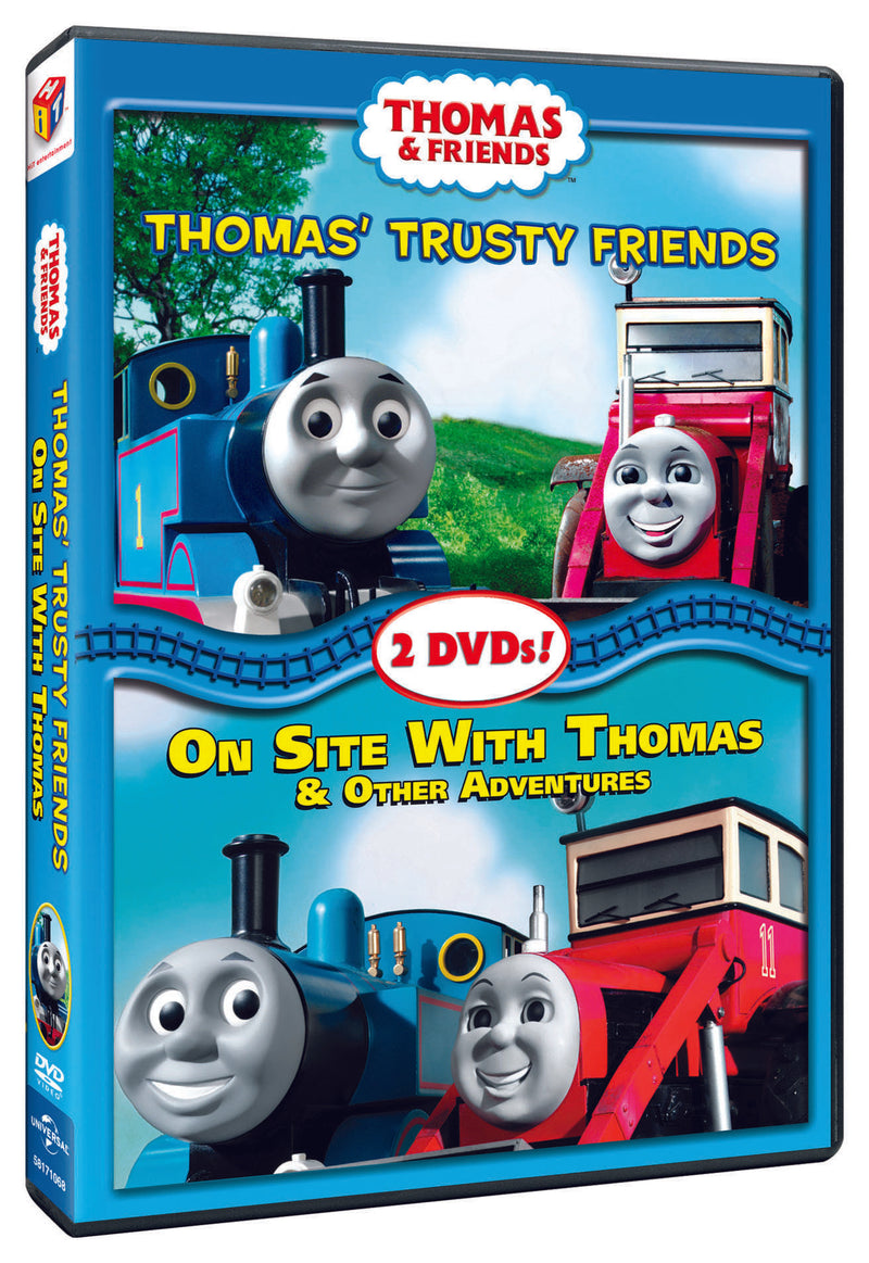 Thomas & Friends: Thomas' Trusty Friends / On Site with Thomas Double Feature [DVD]