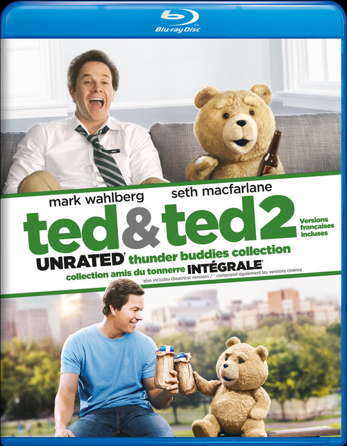 Ted & Ted 2 Unrated Thunder Buddies Collection [Blu-Ray]