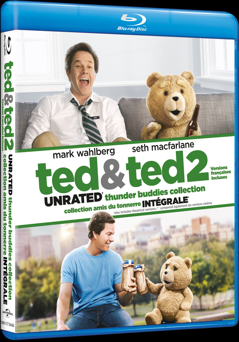 Ted & Ted 2 Unrated Thunder Buddies Collection [DVD]