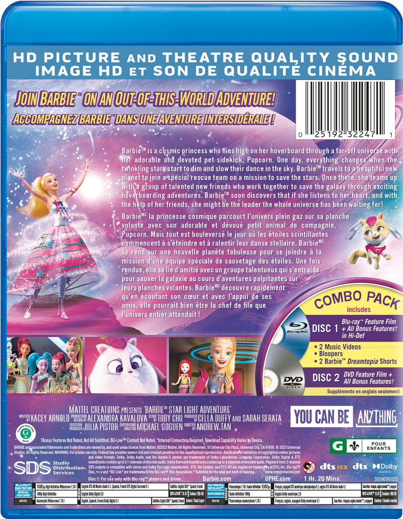 Barbie: Star Light Adventure (Blu-ray + DVD) [Blu-Ray]