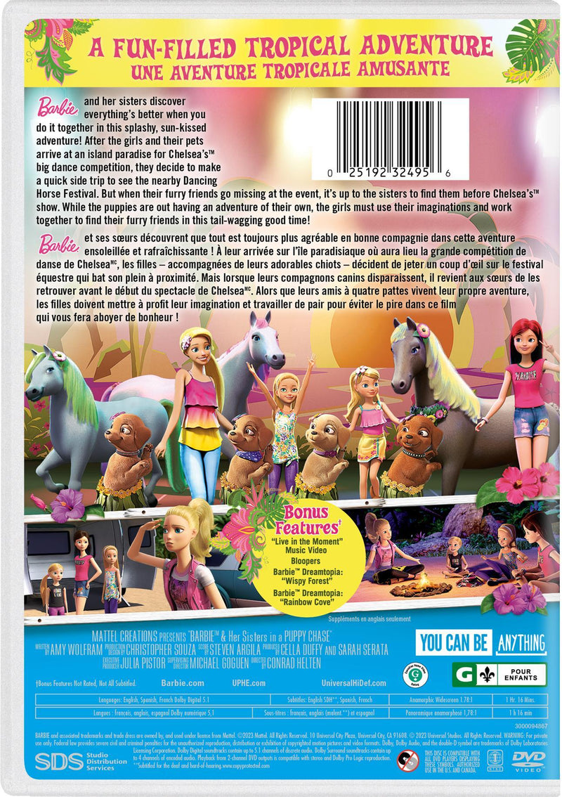 Barbie & Her Sisters in A Puppy Chase [DVD]