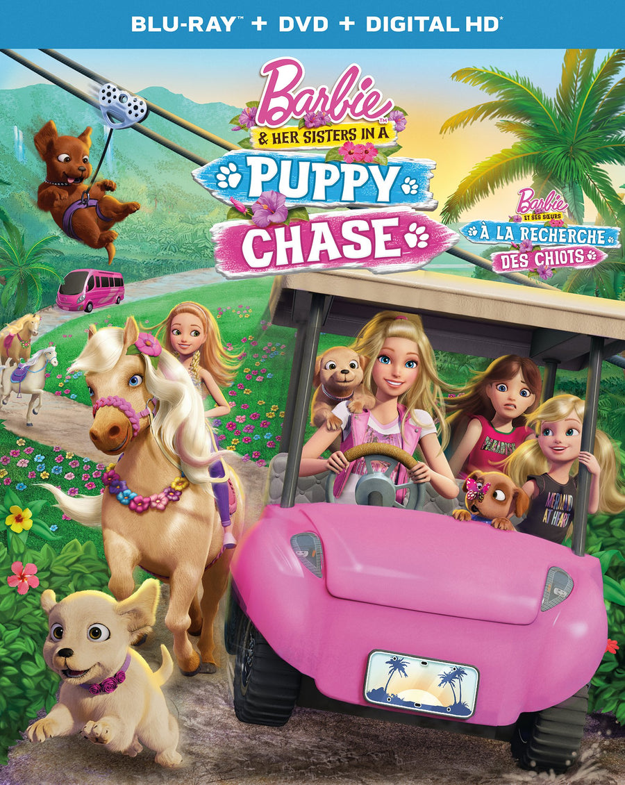 Barbie & Her Sisters in A Puppy Chase (Blu-ray + DVD) [Blu-Ray]
