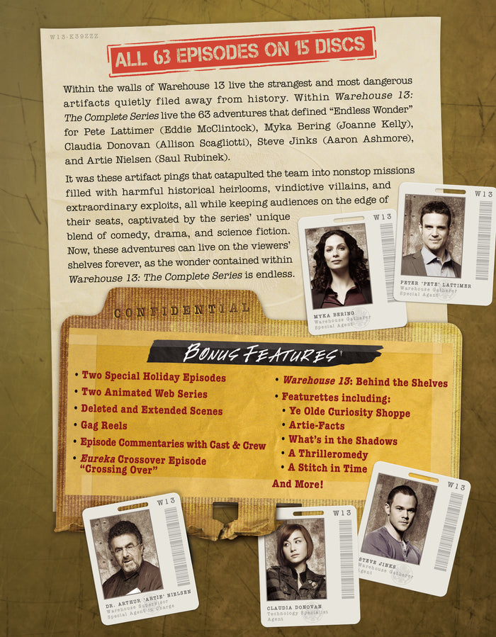 Warehouse 13: The Complete Series [Blu-Ray]