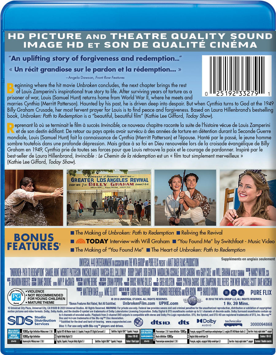 Unbroken: Path to Redemption (Blu-ray + DVD) [Blu-Ray]