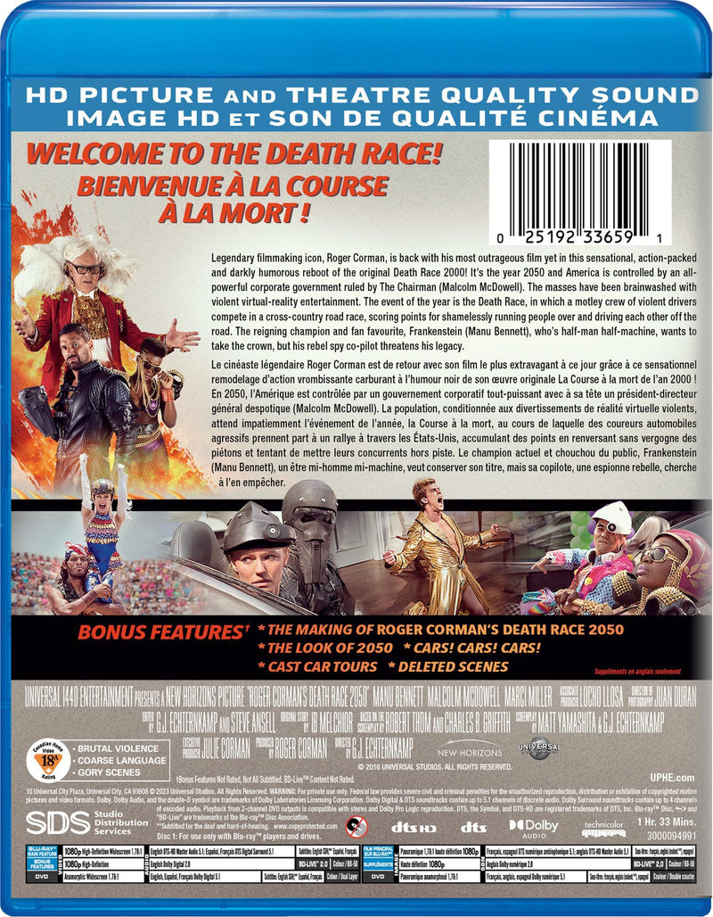 Roger Corman's Death Race 2050 (Blu-ray + DVD) [Blu-Ray]