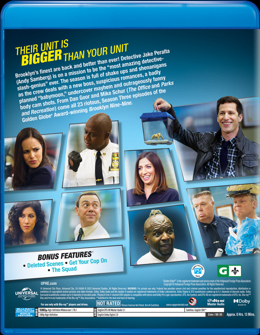Brooklyn Nine-Nine: Season Three [DVD]
