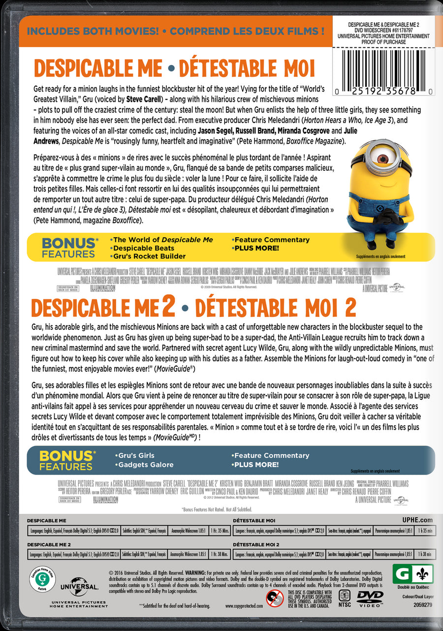Despicable Me: 2-Movie Collection [DVD]
