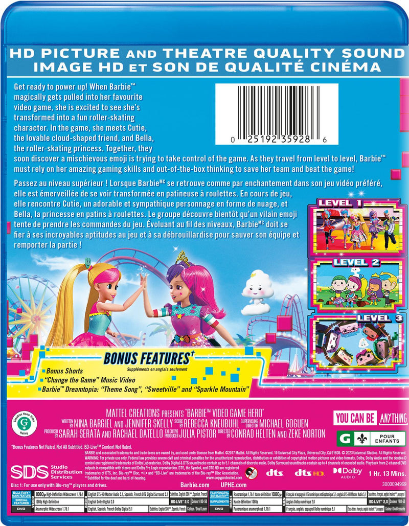Barbie: Video Game Hero (Blu-ray + DVD) [Blu-Ray]