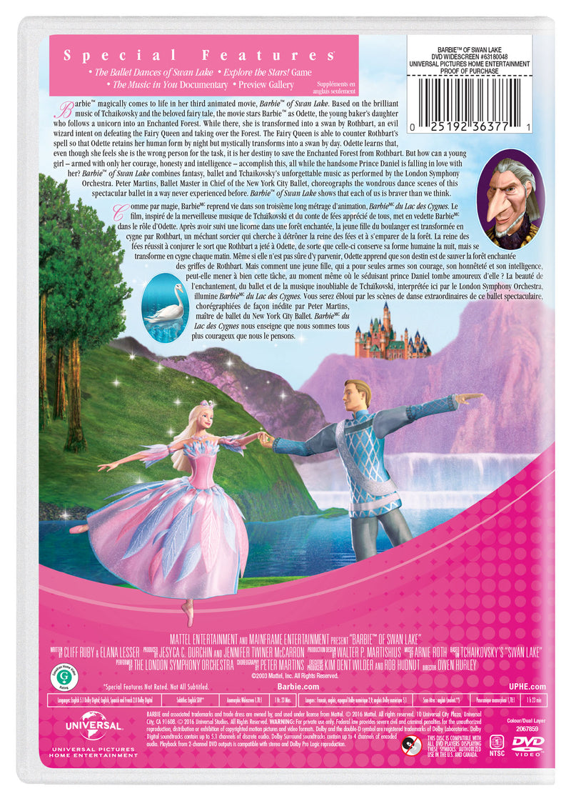 Barbie of Swan Lake (New Artwork) [DVD]